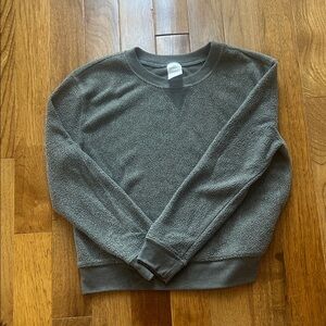 Gray Fleece Crewneck